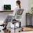 Azaryia Ergonomic Mesh Commercial Office Chair With Flip-Up Armrest-28317620-28317622