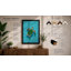 Turtle in Open Water Coastal - Framed Print-2054876175-2054876171