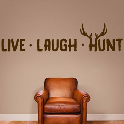 Décalcomanie murale chasse de rire live