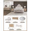 Ensemble de chambre avec grand lit 6 pièces Malibu Crest-894719150