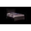 Lit simple blanc Blaze, style moderne, tête de lit à DEL, revêtu de gris acier ou blanc, cadre en bois pour tête de lit avec éclairage personnalisable, similicuir