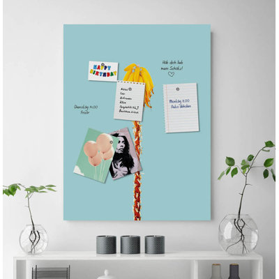 Magnetic Glass Photo Memo Board
