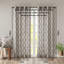 Fretwork Print Grommet Top Window Curtain Panel(Only 1 Pc Panel)-168507299