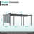 Aoodor Aluminum Pergola with Canopy-86865222-97922609