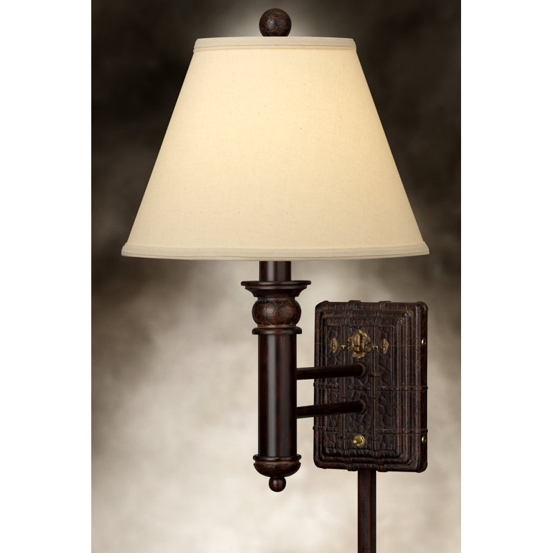 Resin Plug-in Armed Sconce