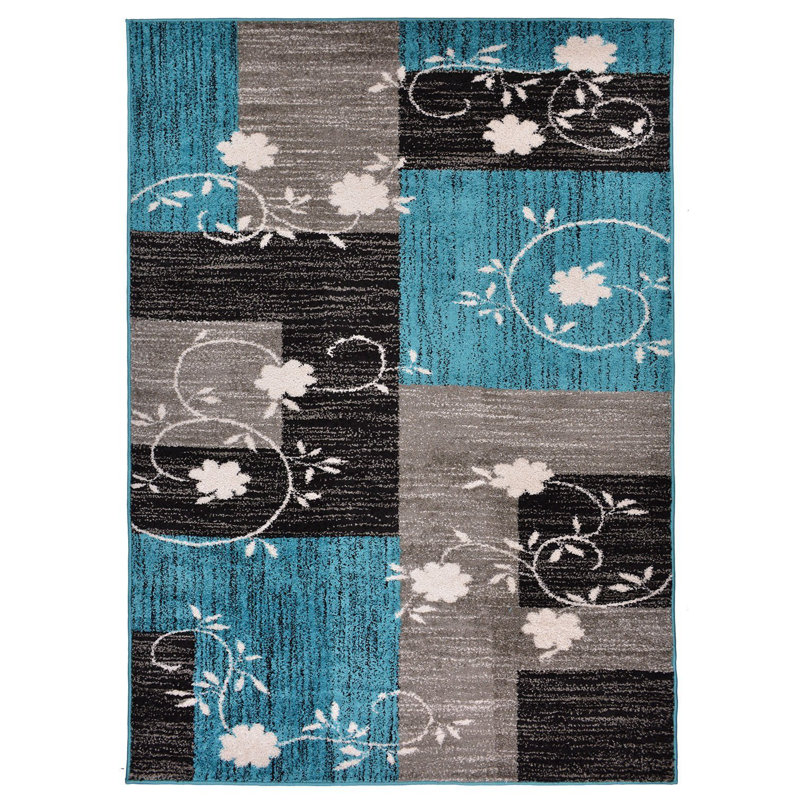 Floral Indoor Rug, Rectangle 7'10" x 9'10"