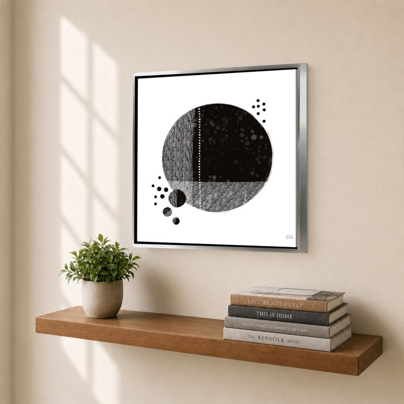Tribeca I par Melissa Averinos - Impression sur toile, 34" H x 34" W, Argent