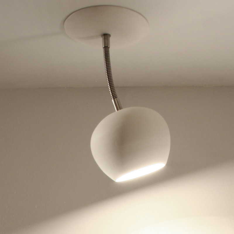 Mangassa 1 - Light 14" Simple Dome Semi Flush Mount