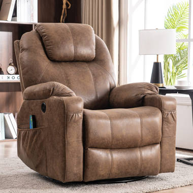 Ebern Designs Maleah 27'' Wide Classic and Soft Padded PushBack Massage  Recliner with Remote Control & Reviews - Wayfair Canada