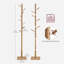 Trikomou Solid Wood 8-Hook Freestanding Coat Rack-1589859091