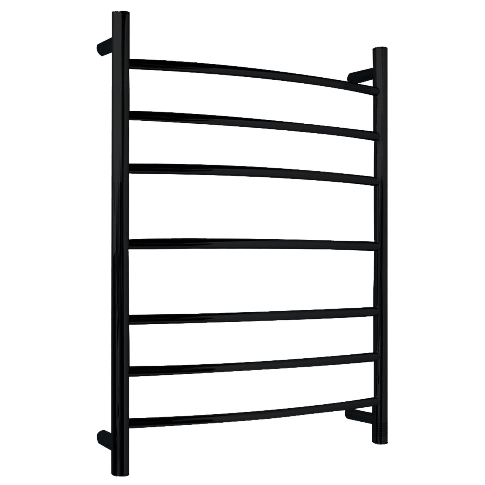 Gown Wall Mounted Electric Towel Warmer, Matte Black