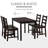 5 Piece Dining Room Table Set