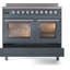 Cuisinière à induction ILVE Professional Plus II 40 pouces avec 6 éléments à induction (porte vitrée)-1215031277