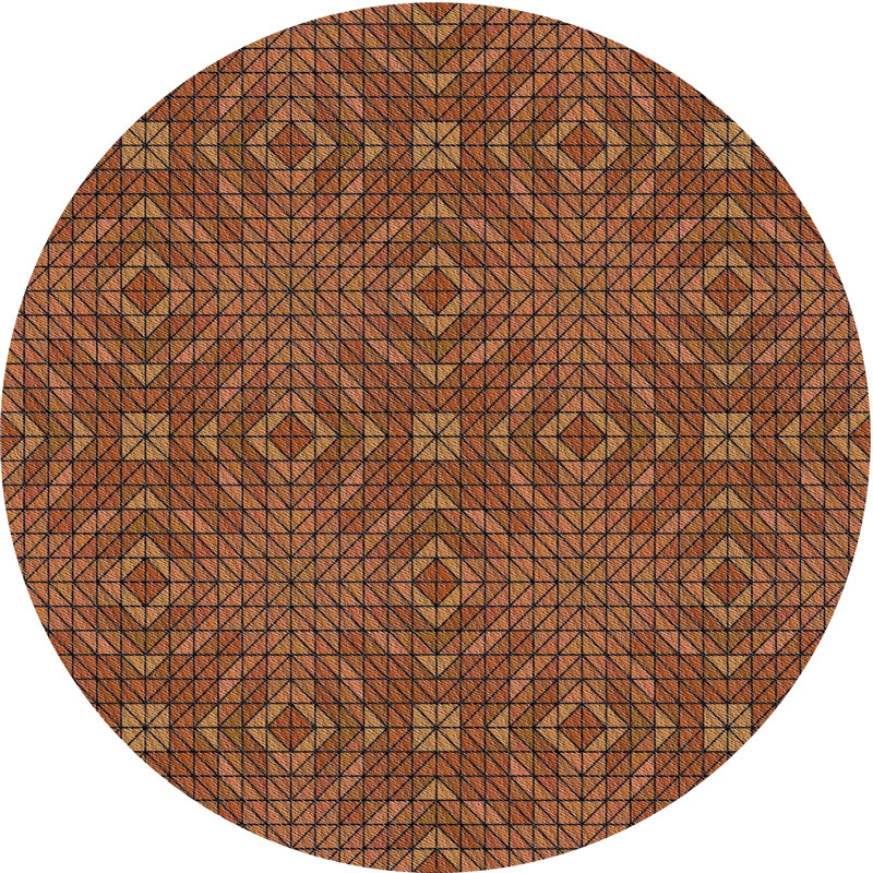 Rolfe Geometric Indoor Rug, Round 8'