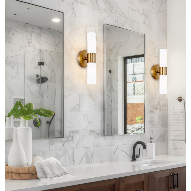 Armed Sconce, 14.25" H x 5" W x 4.5" D, Gold
