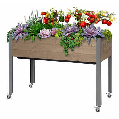 17 Stories Self-Watering Planter (21 X 47 X 32"H)