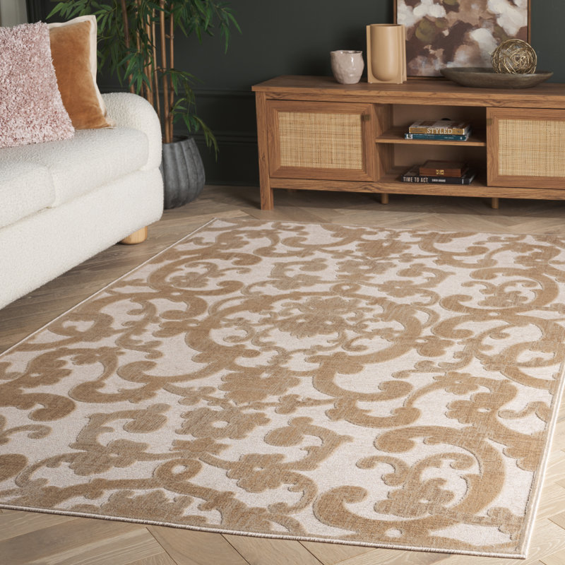 Tapis géométrique Paradise Performance, Rectangle 5 pi 3 po x 7 pi 6 po