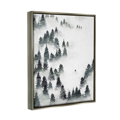 " Winter Ski Slopes Mountain " by Ziwei Li Painting Print