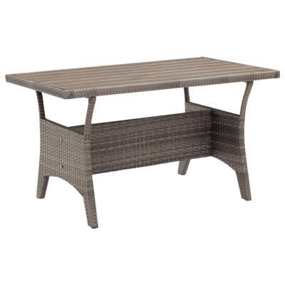 Evanston Rectangular Wicker Outdoor Dining Table