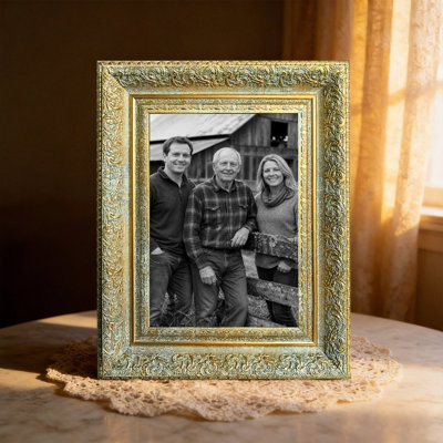 5" x 7" Antique Gold 1PC Wall Picture Frame for Entryway Decor