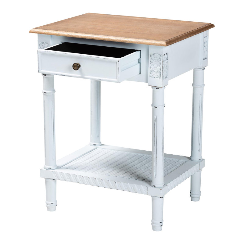 Table de bout à 1 tiroir Ayan Baxton Studio Legrand