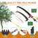 30FT Manual Pole Saw Tree Trimmers Long Handle Pruner Set
