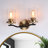 Sasakwa 2 - Light Dimmable Modern Black/Brass Vanity Light