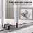 UKD01 61 to 65 in. x 76 in. H Frameless Double Sliding Shower Door with 3/8 in. (10mm) Clear Glass -120280486-122741032