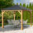 10 pi. L 10 pi. D Pavillon de jardin en bois-93818301