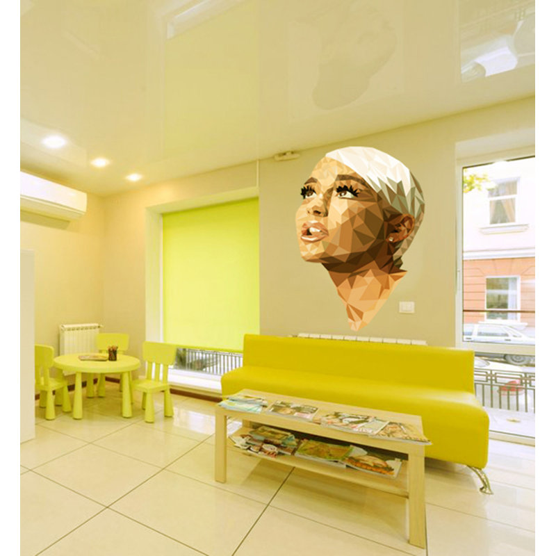 Entertainment Wall Decal, 46" H x 73" W