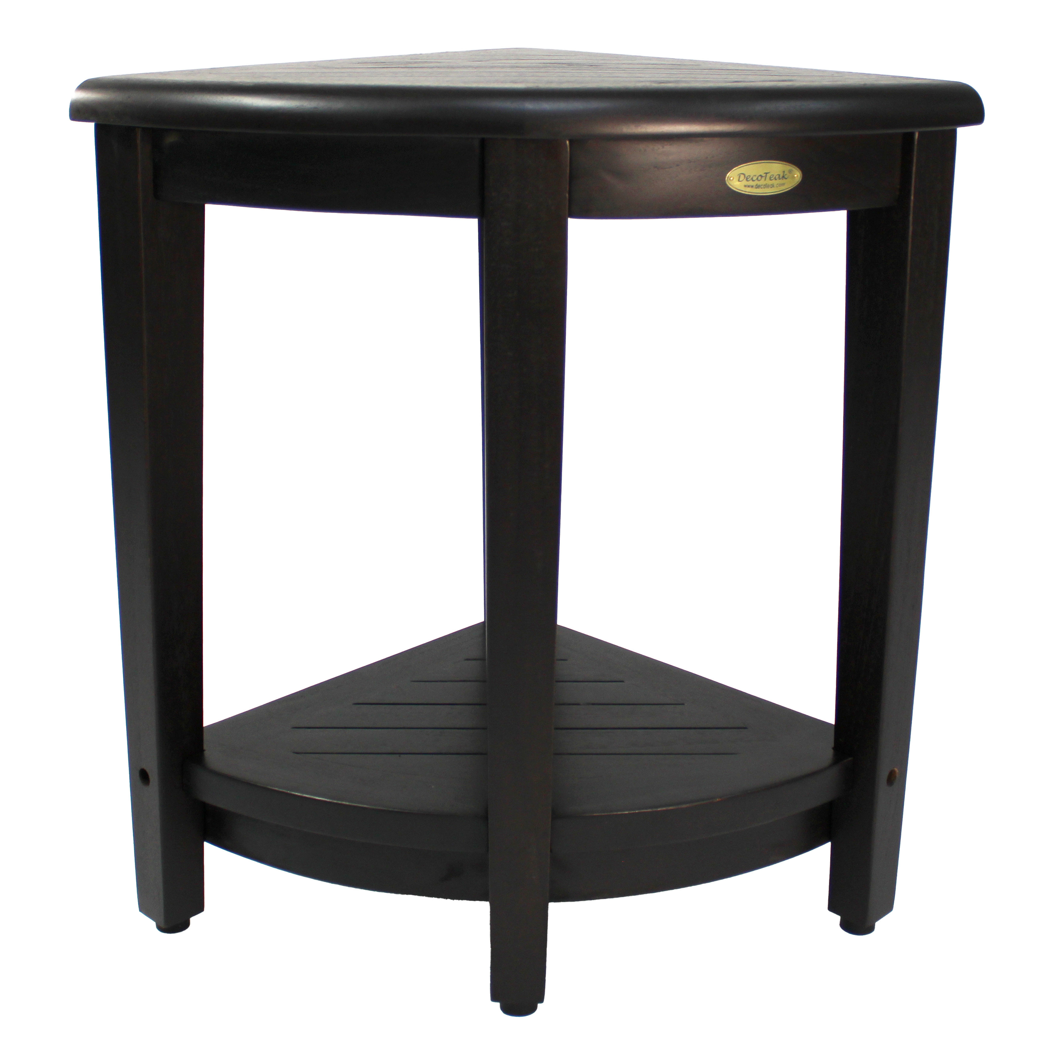 Decoteak LiftAide 18'' W Teak Corner Shower Bench & Reviews Wayfair