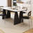 New style simple dining table and chair set-111785884