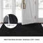 Tapis noir en polyester tissé à la machine Malayeka-568233016