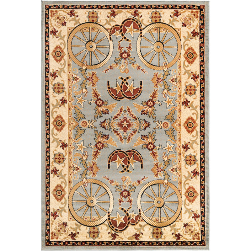 Athallia Oriental Indoor Rug, Rectangle 6' x 9'