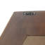 Miroir hexagonal 18,5 "x 18,5" avec cadre en bois massif, décoration murale