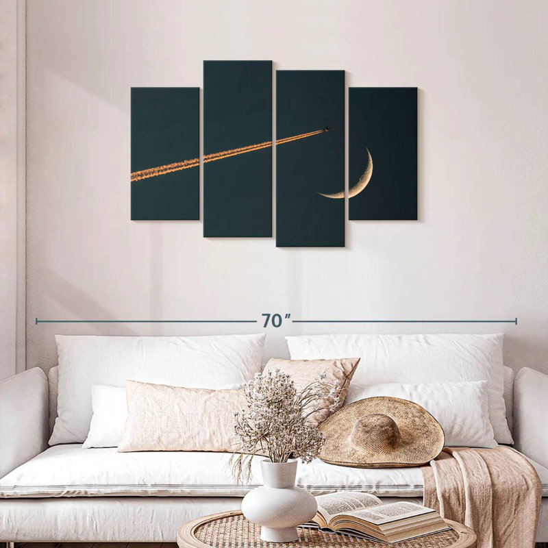 Oberle Nighttime Plane Flight, 27" H x 43" W