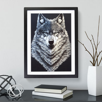 XV1022-5286X Wolf Spikes No.2 - Single Picture Frame Print