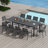 Rectangular Extendable Outdoor Dining Table ,-649780712-653010491