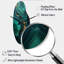 Horloge Omombo Spiritual Stone Malachite Renewal - Pierre Geode-2038153977