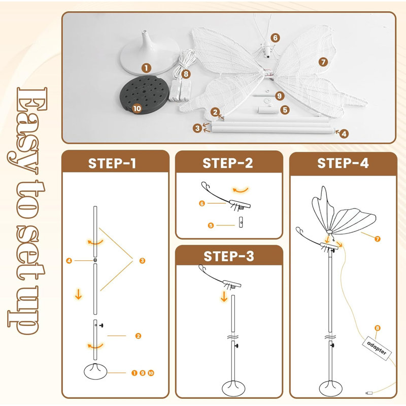 Butterfly Floor Lamp
