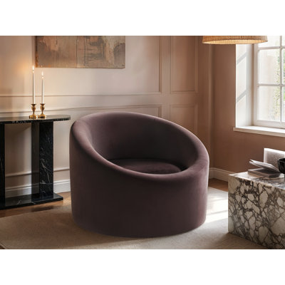 Upholstered Swivel Accent Chair