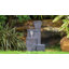 Fontaine cascade 17 étages moderne 17 étages, 32,3 pouces de hauteur, noir