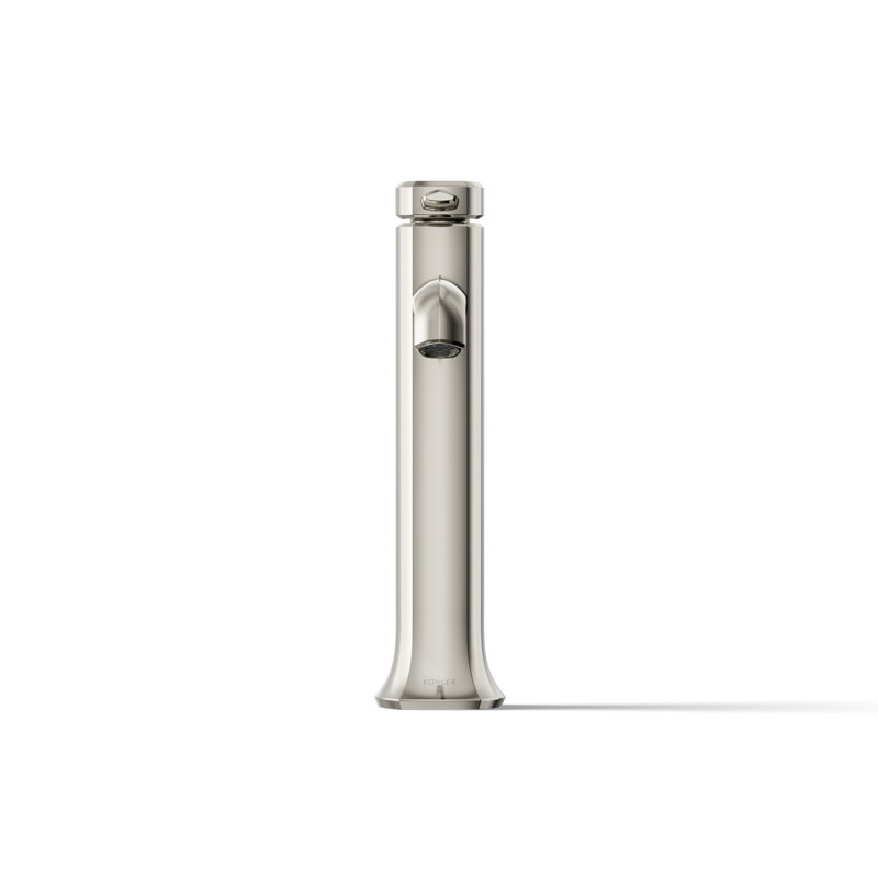 Occasion Tall Single-Handle Vessel Sink Bathroom Faucet with Drain Assembly, 1.2 GPM , Vibrant Polished Nickel