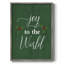 Joy to the world houx, reproduction encadrée - bois massif-1077705683