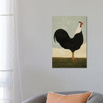 Rooster Facing East - Wall Art Print