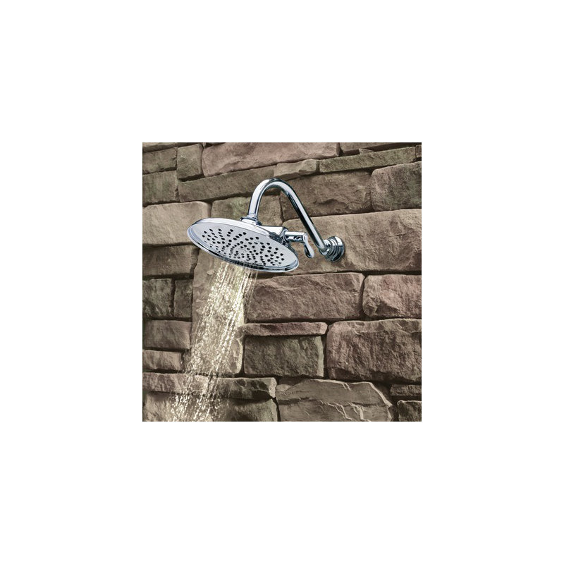 Isabel Multi Function Fixed Shower Head with Immersion, Chrome, 2.5 GPM