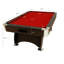 Table de billard rouge VINTAGE 8 pi avec feutre rouge, retour de balle automatique et accessoires de billard complet-700914701-700914688
