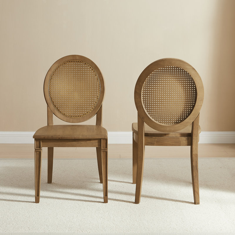 Jacolyn 2-piece Cane-back Dining Chair Set