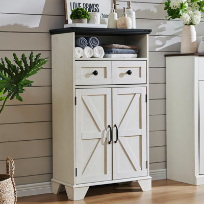 Armoire au sol pour salle de bain