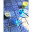 Carreau de mosaïque en porcelaine 4 po x 4 po Monet
